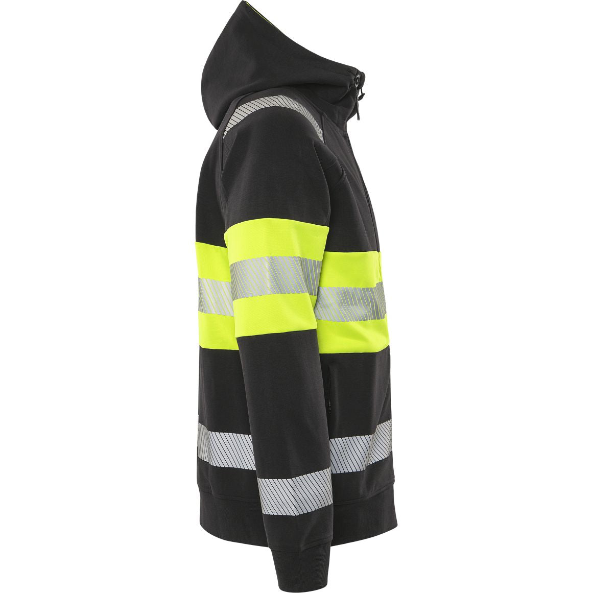 FRISTADS HIGH VIS STRETCH-KAPUZENSWEATSHIRT KL.1 7532 GKC
