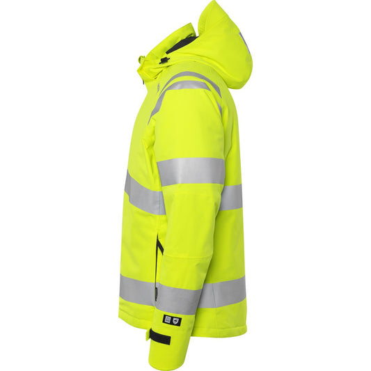 FRISTADS HIGH VIS GREEN WINTERJACKE KL.3 4682 GLPS