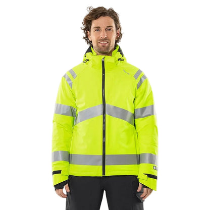 FRISTADS HIGH VIS GREEN WINTERJACKE KL.3 4682 GLPS