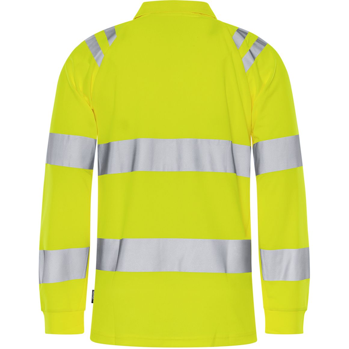 FRISTADS HIGH VIS GREEN FUNKTIONS-POLOSHIRT LANGARM KL. 3 7864 GPST