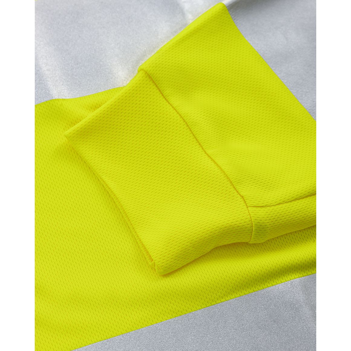 FRISTADS HIGH VIS GREEN FUNKTIONS-POLOSHIRT LANGARM KL. 3 7864 GPST