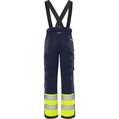 FRISTADS HIGH VIS GREEN STRETCH-WINTERHOSE KL.1 2681 GLPS
