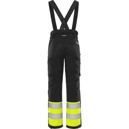 FRISTADS HIGH VIS GREEN STRETCH-WINTERHOSE KL.1 2681 GLPS