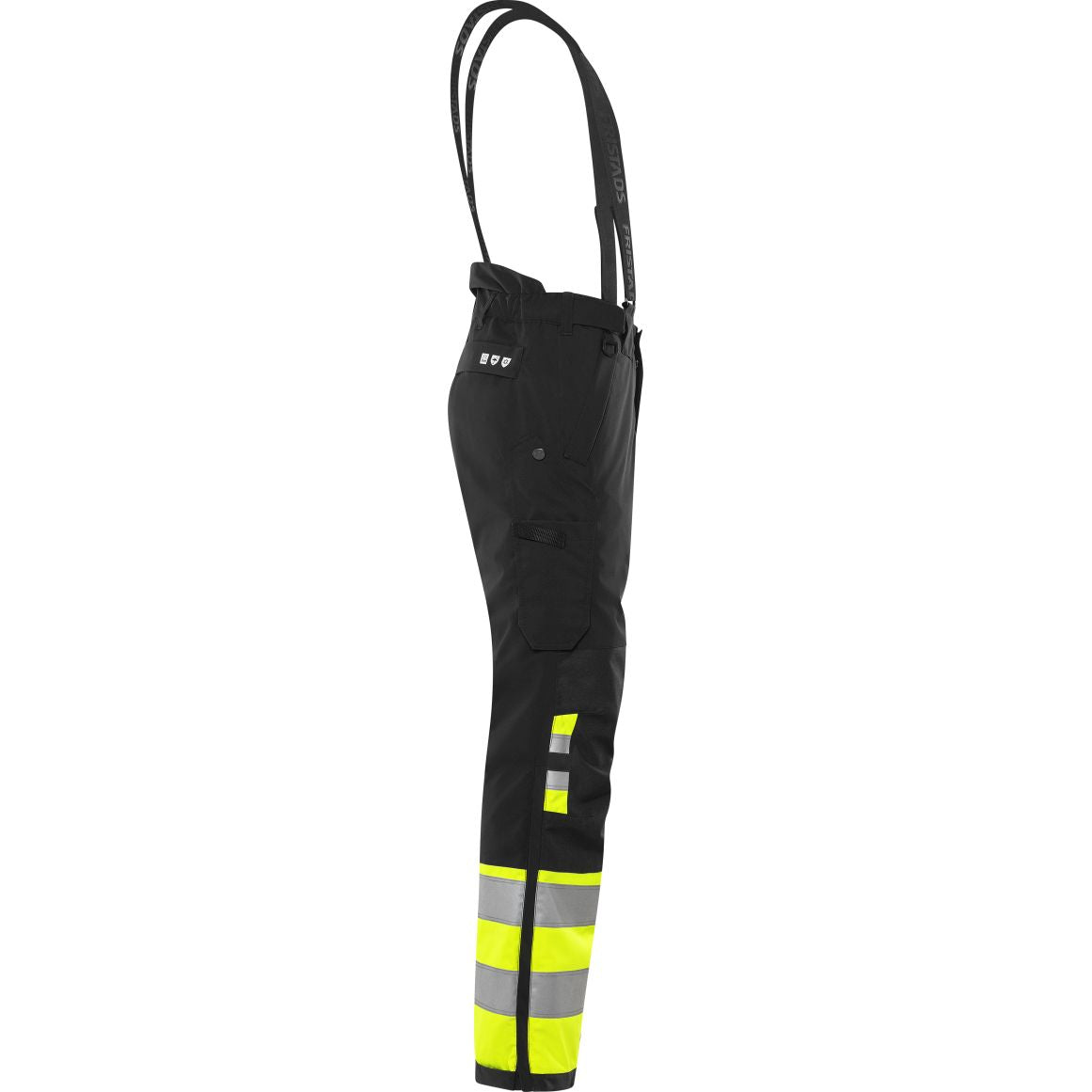 FRISTADS HIGH VIS GREEN STRETCH-WINTERHOSE KL.1 2681 GLPS