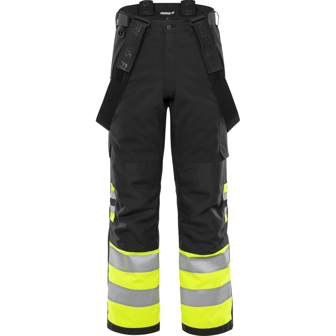 FRISTADS HIGH VIS GREEN STRETCH-WINTERHOSE KL.1 2681 GLPS