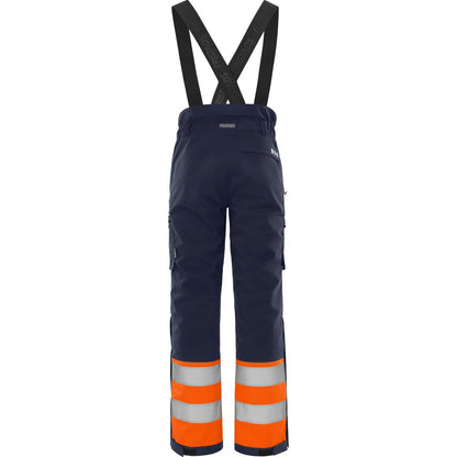 FRISTADS HIGH VIS GREEN STRETCH-WINTERHOSE KL.1 2681 GLPS