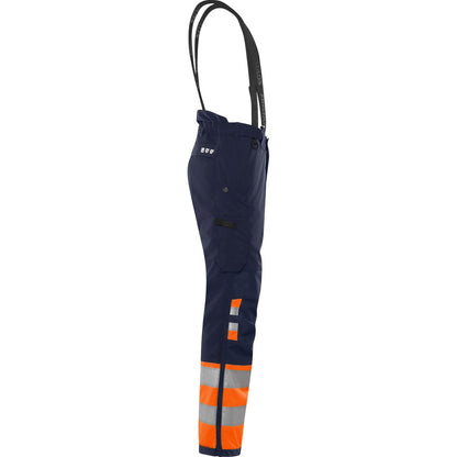 FRISTADS HIGH VIS GREEN STRETCH-WINTERHOSE KL.1 2681 GLPS