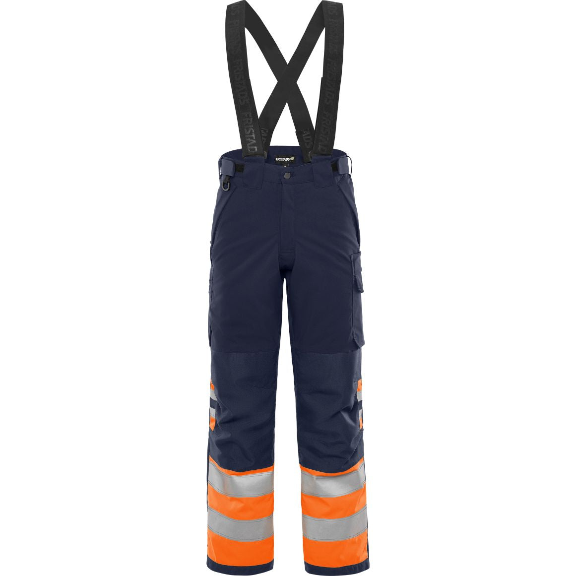 FRISTADS HIGH VIS GREEN STRETCH-WINTERHOSE KL.1 2681 GLPS