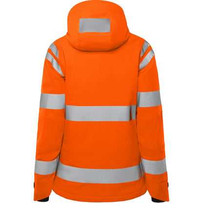 FRISTADS HIGH VIS GREEN STRETCH WINTERJACKE DAMEN KL.3 4683 GLPS