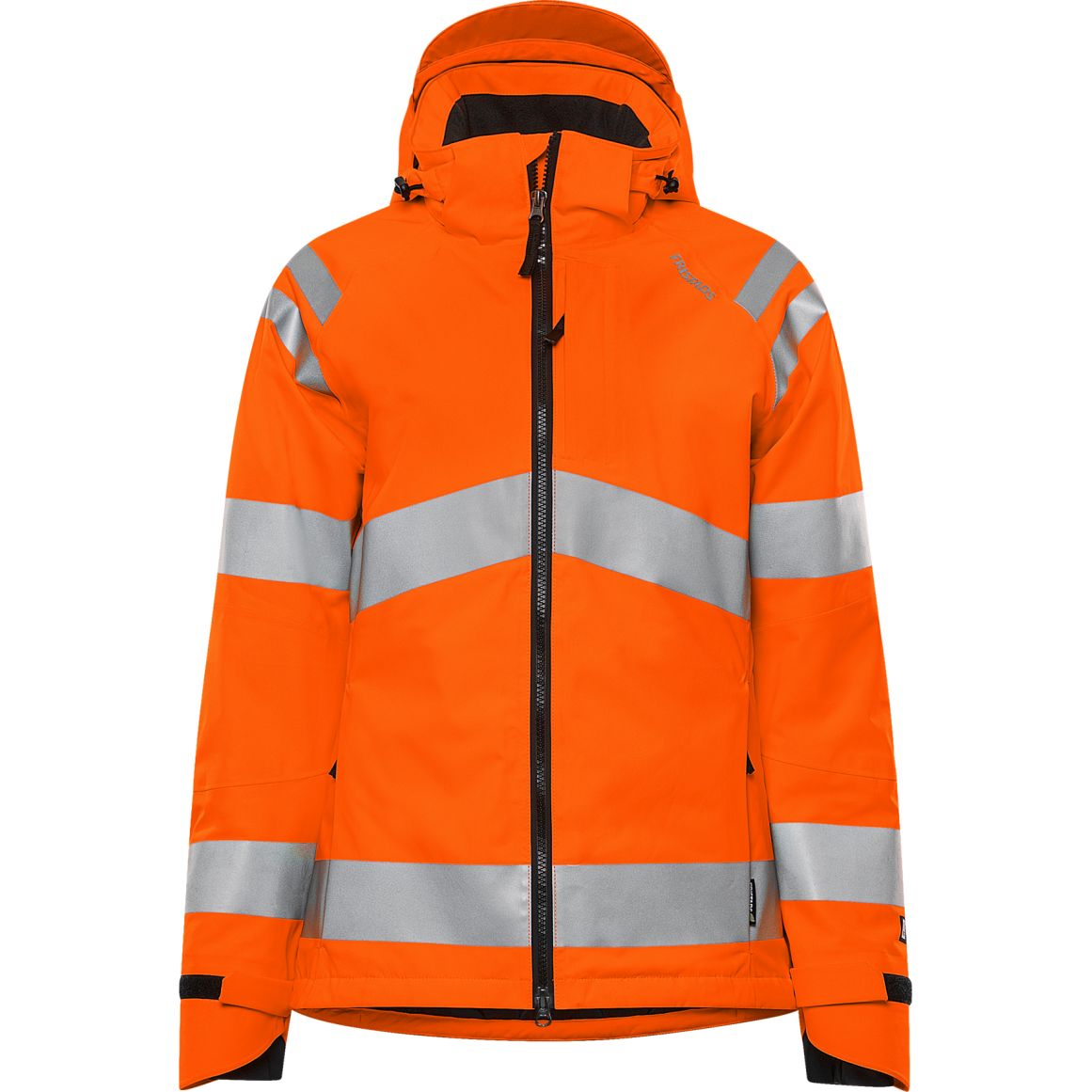 FRISTADS HIGH VIS GREEN STRETCH WINTERJACKE DAMEN KL.3 4683 GLPS
