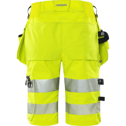 FRISTADS HIGH VIS HANDWERKER STRETCH-SHORTS DAMEN, KL.1 2667 GSTP