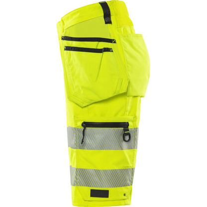 FRISTADS HIGH VIS HANDWERKER STRETCH-SHORTS DAMEN, KL.1 2667 GSTP