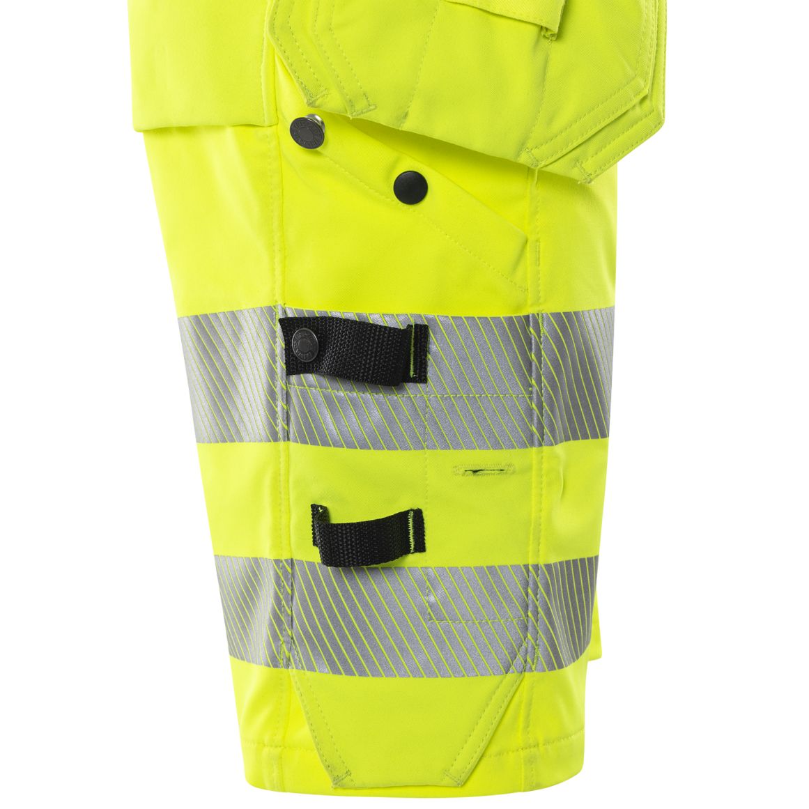 FRISTADS HIGH VIS HANDWERKER STRETCH-SHORTS DAMEN, KL.1 2667 GSTP