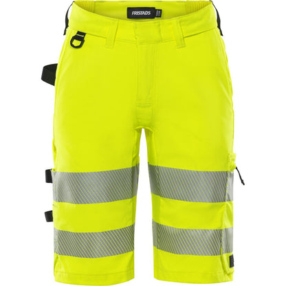 FRISTADS HIGH VIS HANDWERKER STRETCH-SHORTS DAMEN, KL.1 2667 GSTP