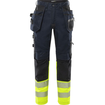 Fristads HIGH VIS HANDWERKER STRETCH-HOSE KL.1 2906 GWM
