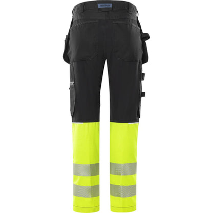 Fristads HIGH VIS HANDWERKER STRETCH-HOSE KL.1 2906 GWM