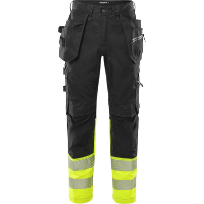 Fristads HIGH VIS HANDWERKER STRETCH-HOSE KL.1 2906 GWM