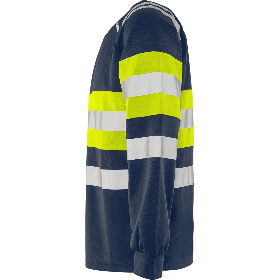 FRISTADS HIGH VIS GREEN LANGARMSHIRT KL.1 7881 GPST