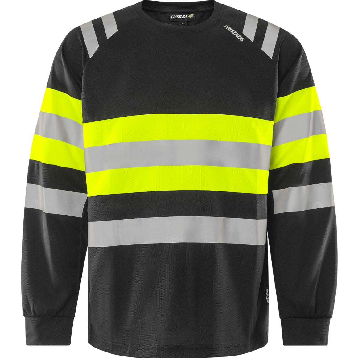 FRISTADS HIGH VIS GREEN LANGARMSHIRT KL.1 7881 GPST
