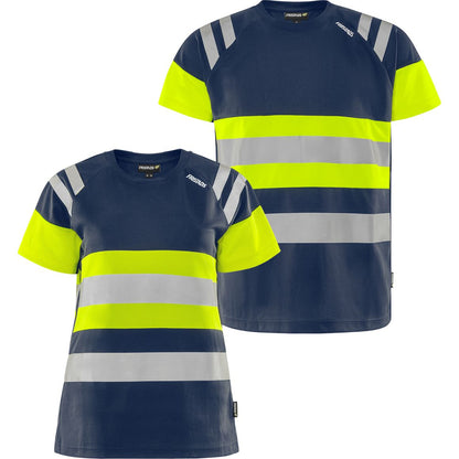 FRISTADS HIGH VIS GREEN T-SHIRT KL.1 7880 GPST