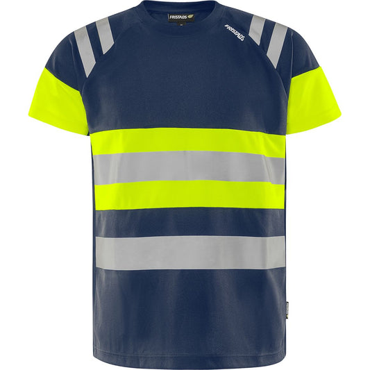 FRISTADS HIGH VIS GREEN T-SHIRT KL.1 7880 GPST