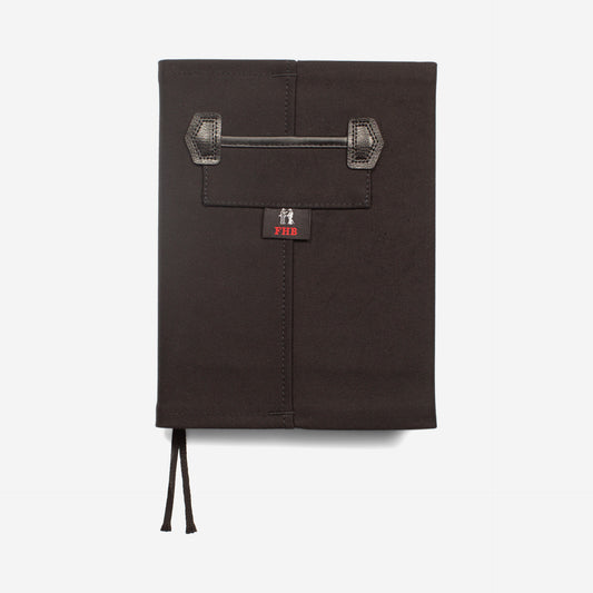 FHB-Notizbuch - Einband mit Zollstock-Tasche aus Englisch Leder - BERNHARD