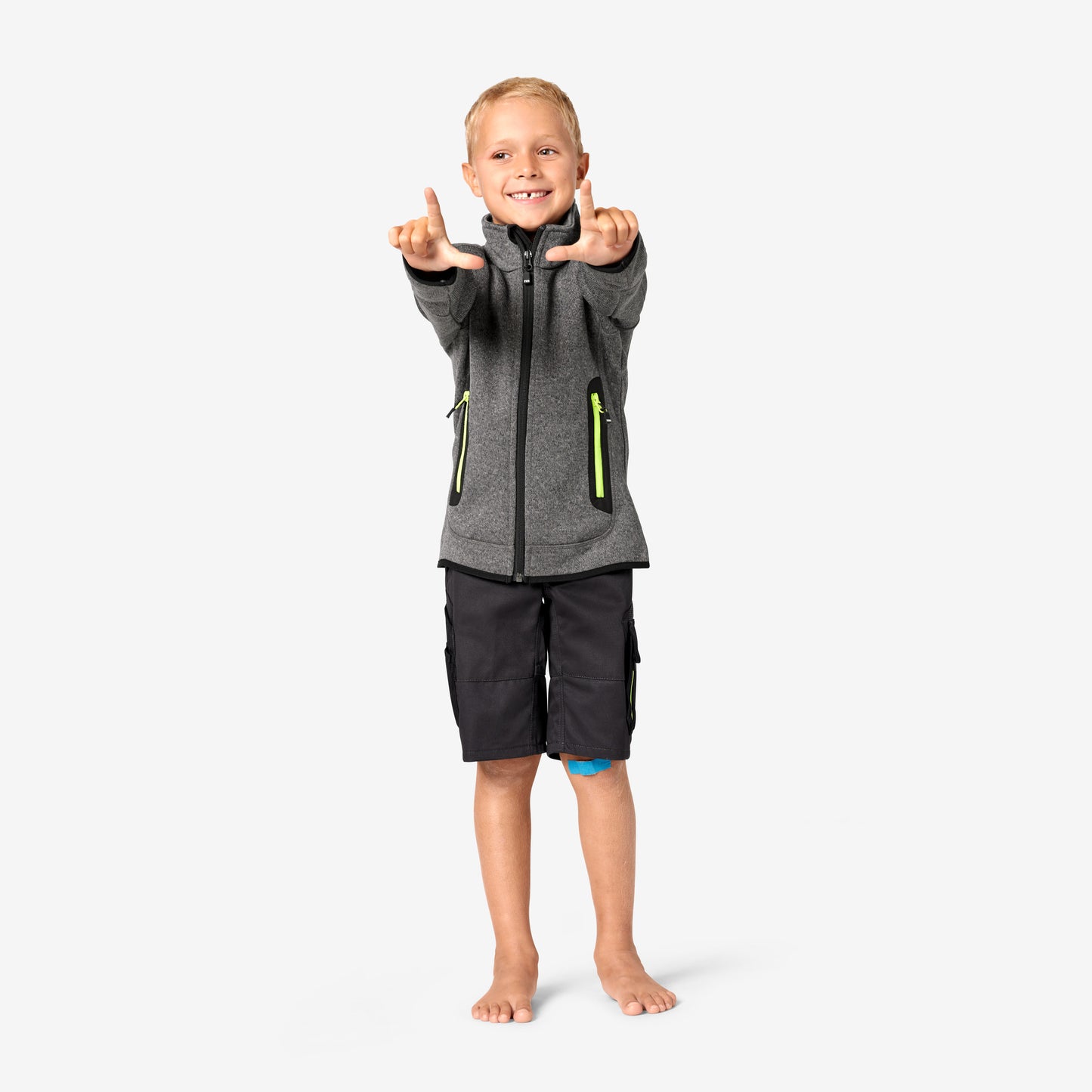 FHB - Strick-Fleecejacke für Kinder - MATS