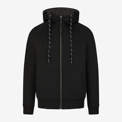 FHB Sweater-Jacke mit Kapuze und Webpelz - JÖRG