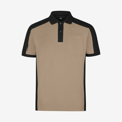 FHB Polo-Shirt zweifarbig - KONRAD