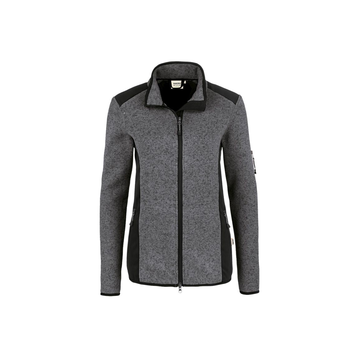 HAKRO DAMEN Strickfleecejacke