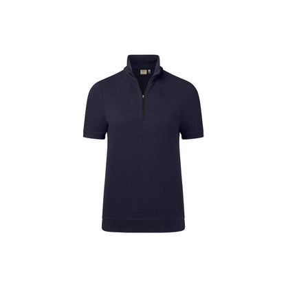 HAKRO Damen ZIP-Shirt Piqué Mikralinar® ECO