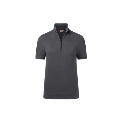 HAKRO Damen ZIP-Shirt Piqué Mikralinar® ECO