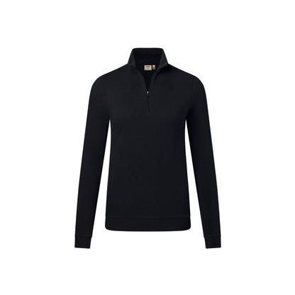 HAKRO Damen ZIP-Longsleeve Piqué Mikralinar® ECO