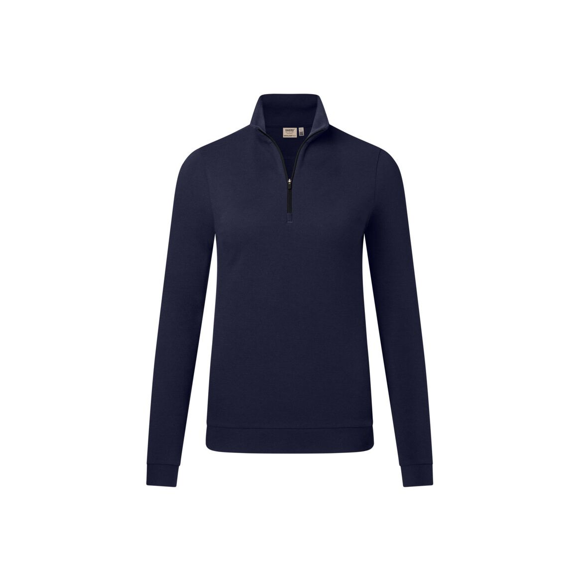HAKRO Damen ZIP-Longsleeve Piqué Mikralinar® ECO