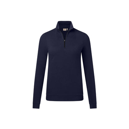 HAKRO Damen ZIP-Longsleeve Piqué Mikralinar® ECO