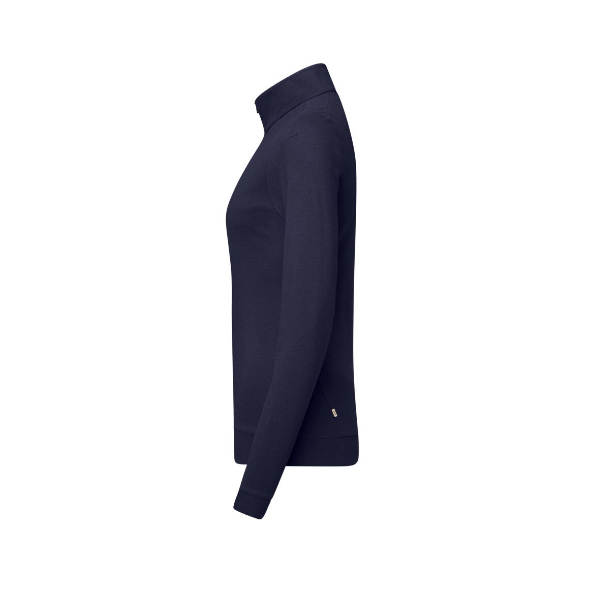 HAKRO Damen ZIP-Longsleeve Piqué Mikralinar® ECO