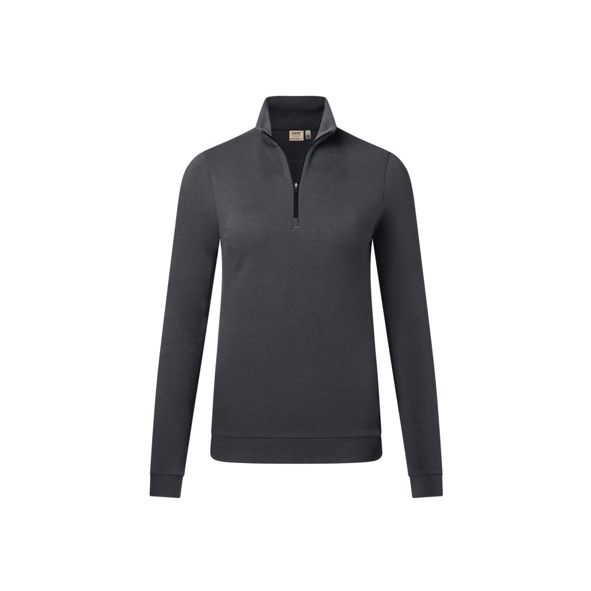 HAKRO Damen ZIP-Longsleeve Piqué Mikralinar® ECO