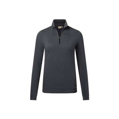 HAKRO Damen ZIP-Longsleeve Piqué Mikralinar® ECO