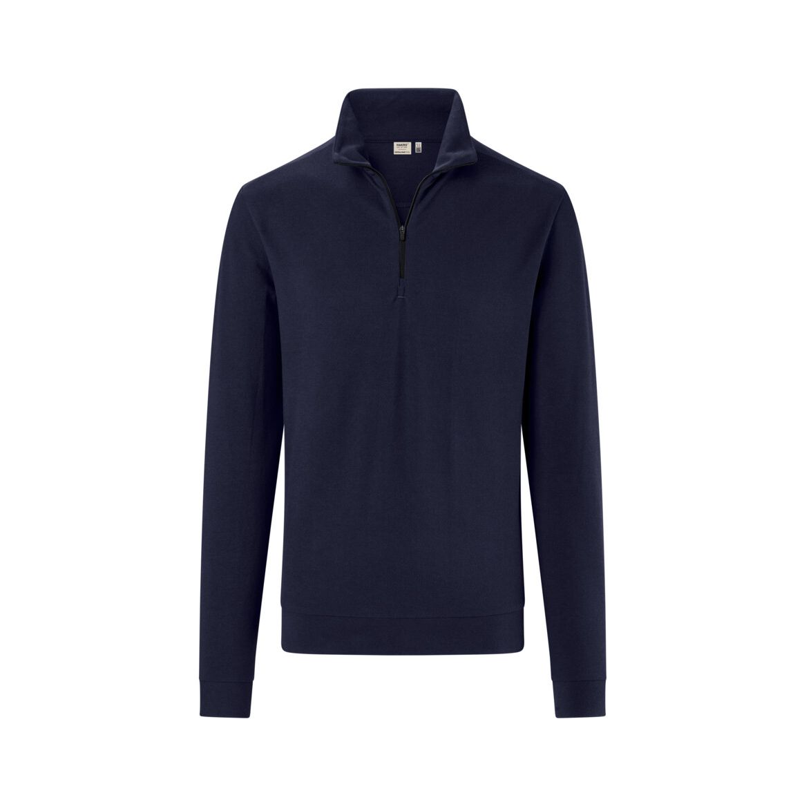 HAKRO ZIP-Longsleeve Piqué Mikralinar® ECO
