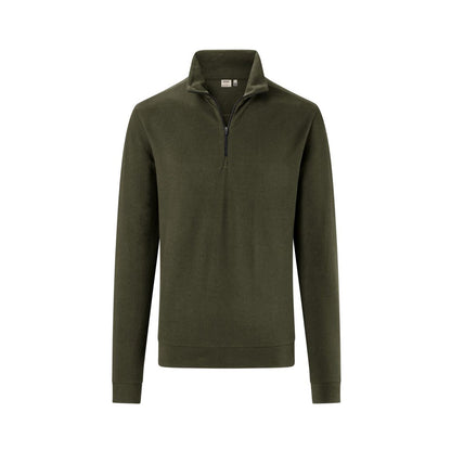 HAKRO ZIP-Longsleeve Piqué Mikralinar® ECO