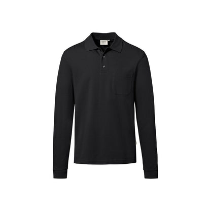 HAKRO - Pocket-Longsleeve-Polo MIKRALINAR® ECO