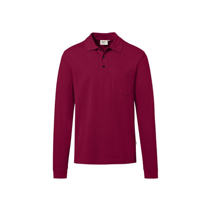 HAKRO - Pocket-Longsleeve-Polo MIKRALINAR® ECO