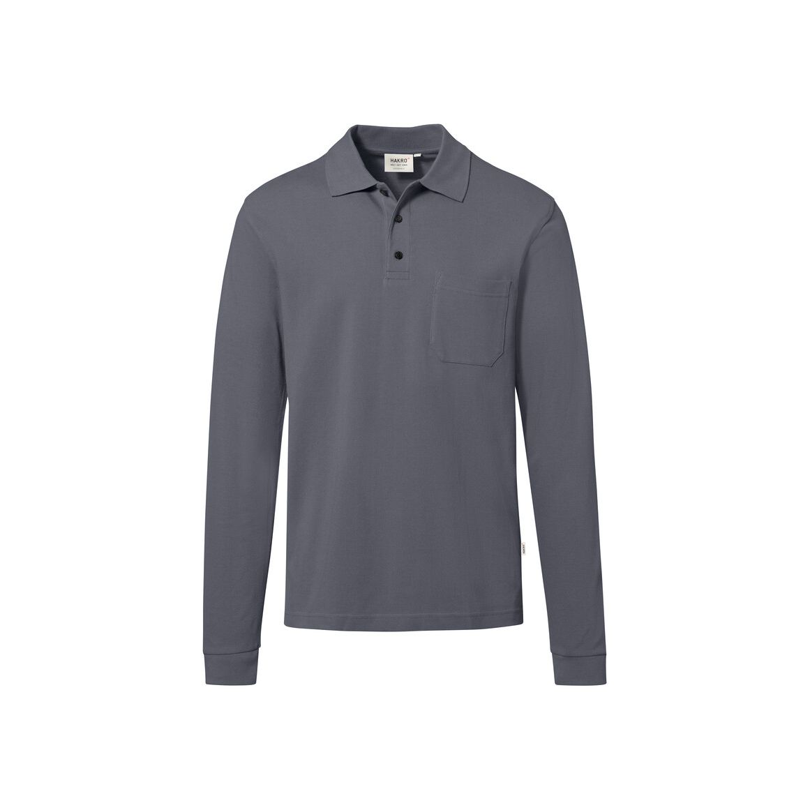 HAKRO - Pocket-Longsleeve-Polo MIKRALINAR® ECO