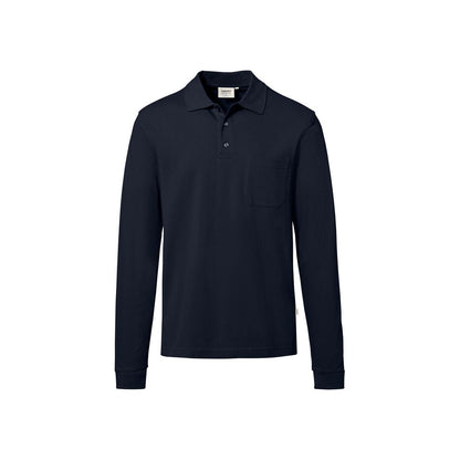 HAKRO - Pocket-Longsleeve-Polo MIKRALINAR® ECO
