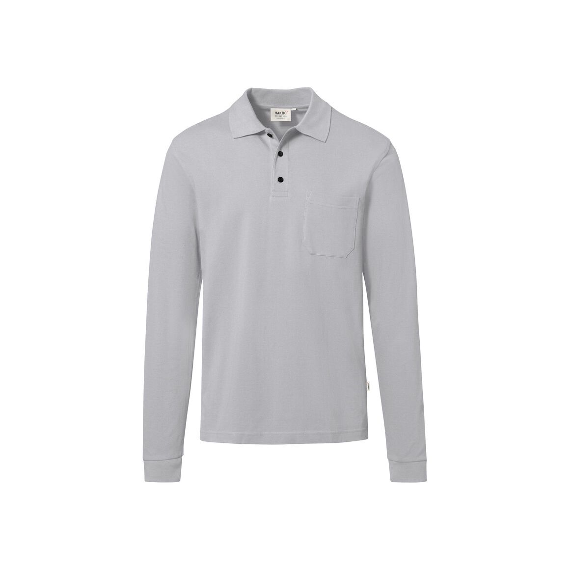 HAKRO - Pocket-Longsleeve-Polo MIKRALINAR® ECO