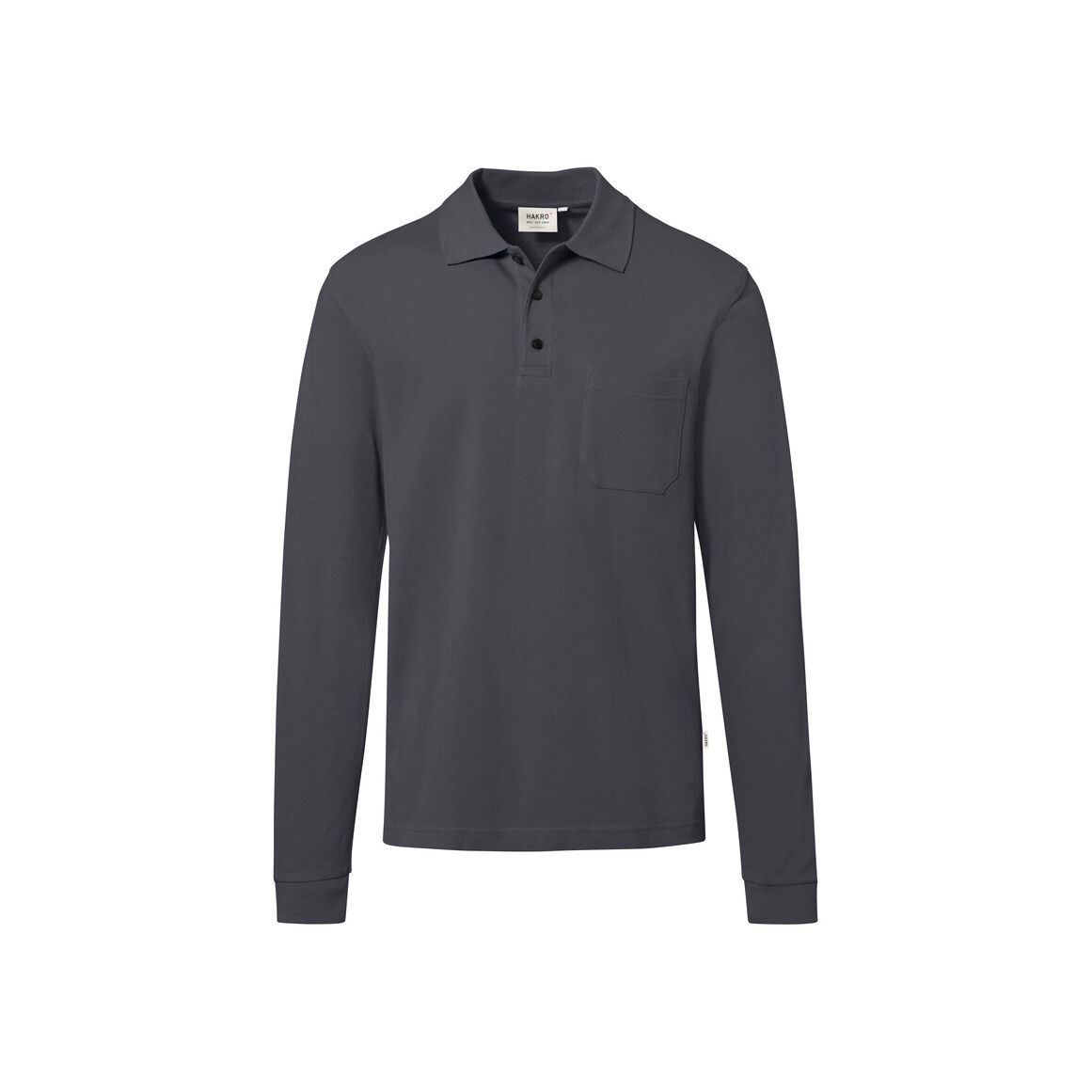 HAKRO - Pocket-Longsleeve-Polo MIKRALINAR® ECO