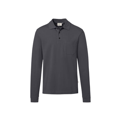 HAKRO - Pocket-Longsleeve-Polo MIKRALINAR® ECO