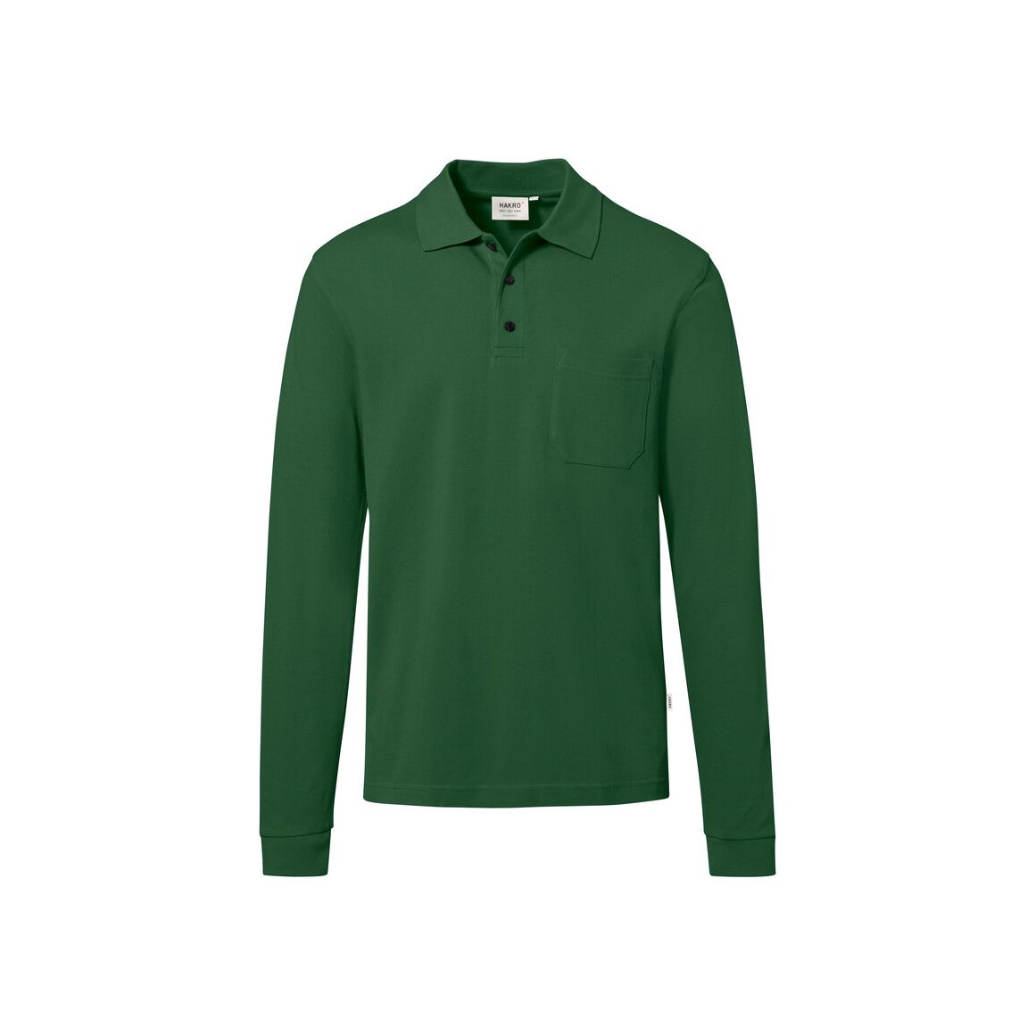 HAKRO - Pocket-Longsleeve-Polo MIKRALINAR® ECO