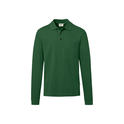 HAKRO - Pocket-Longsleeve-Polo MIKRALINAR® ECO