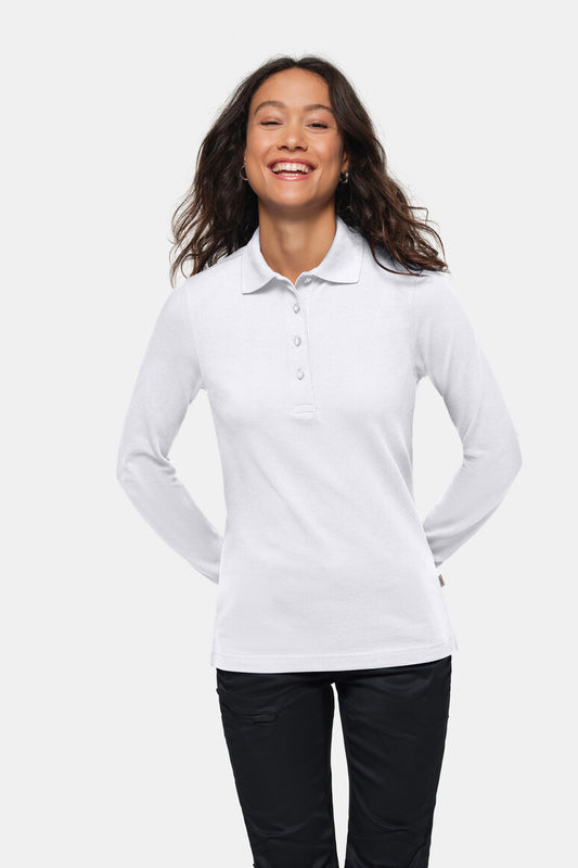 HAKRO - DAMEN Longsleeve-Poloshirt MIKRALINAR®